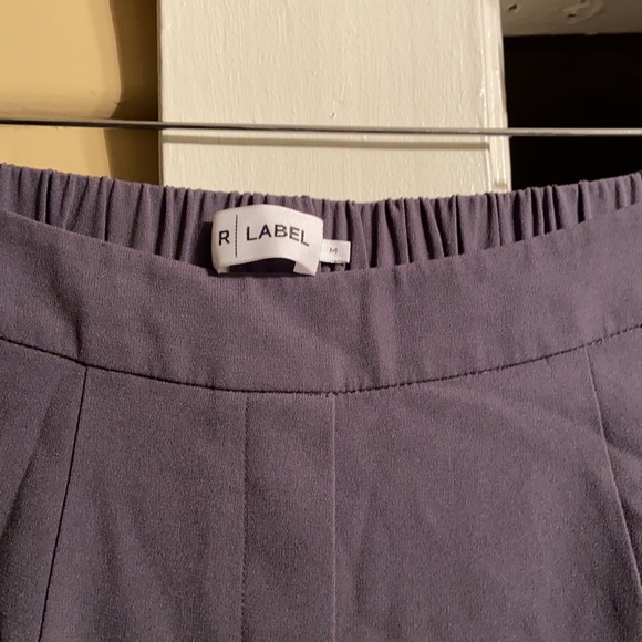 R LABEL Casual Pull on Gray Crepe Jogger medium - Picture 4 of 11